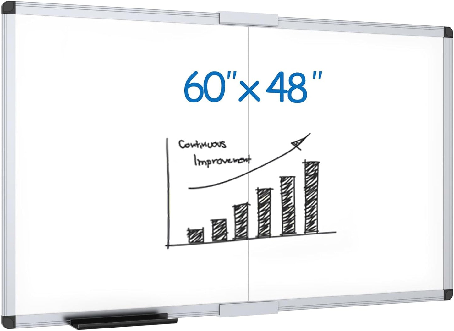 VIZ-PRO Magnetic Dry Erase Board for Home, Office, and School