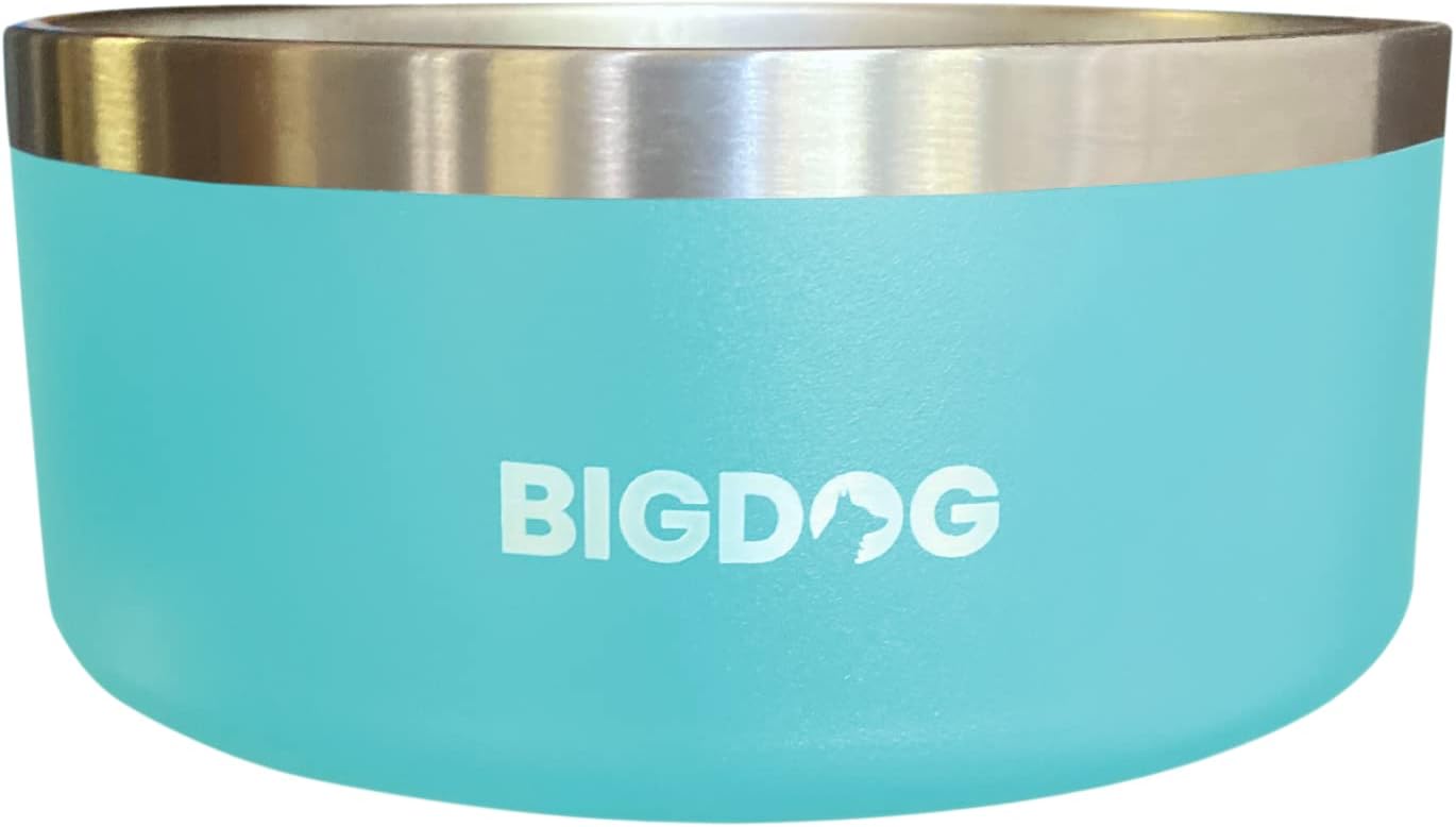 BIGDOG Stainless Steel Dog Bowl for Large Dogs, 100 Ounces