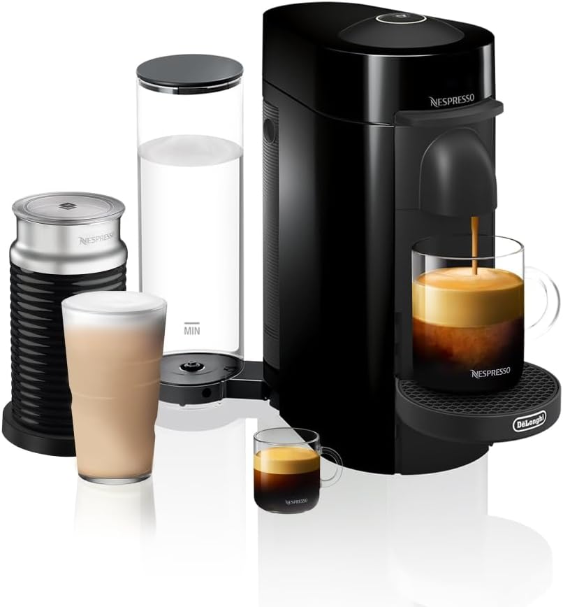 Nespresso VertuoPlus Coffee and Espresso Machine with Frother
