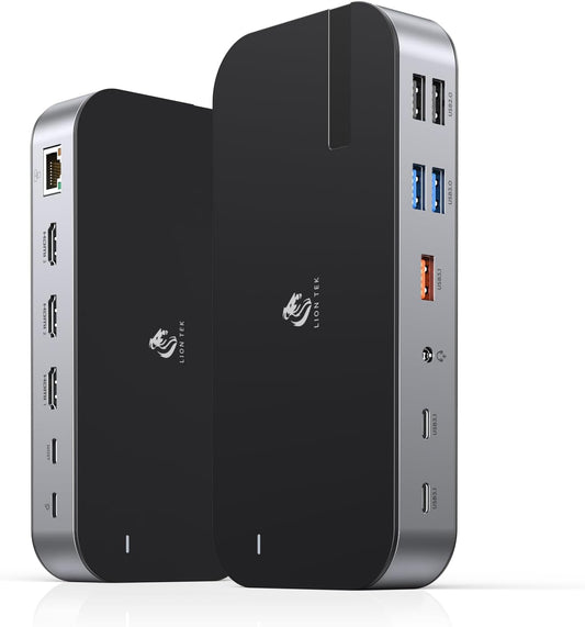 16 in 1 USB C Docking Station for Triple Monitor Setup