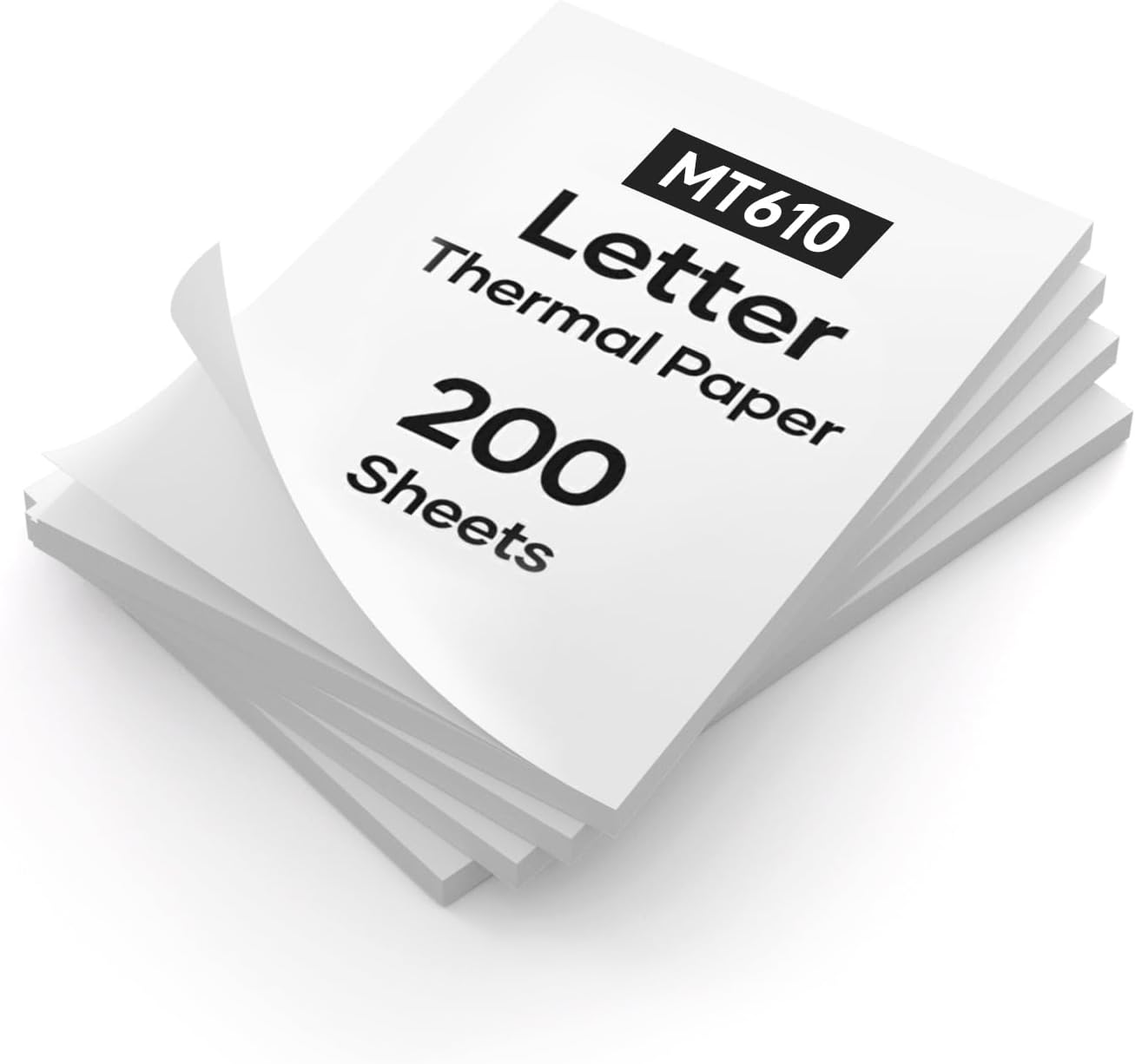 200 Sheets iDPRT Thermal Paper, Letter Size 8.5 x 11, MT610 & MT888 Compatibility