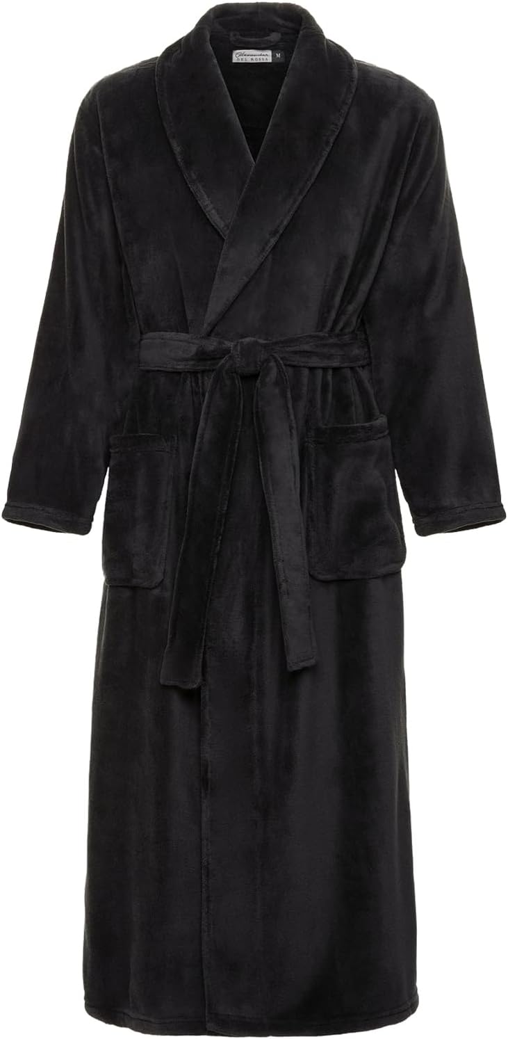 Alexander Del Rossa Long Mens Robe - Thick and Warm Bathrobe