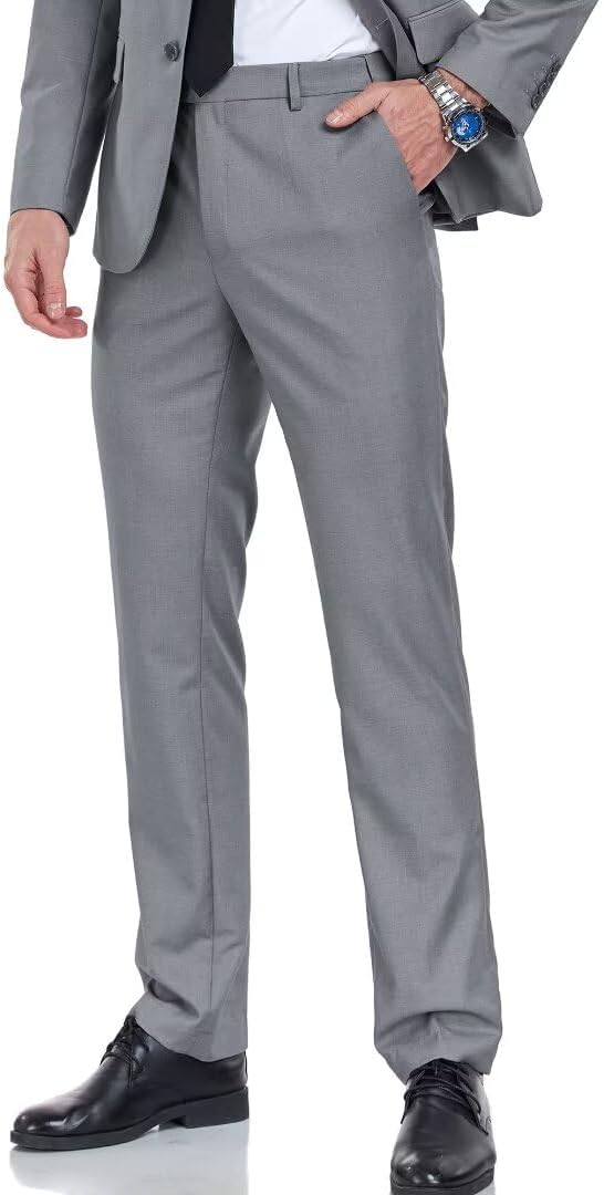 Men's Dress Pants Slim Fit for Formal and Casual Occasions