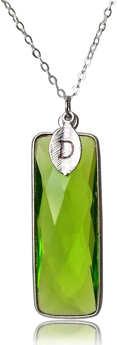 Personalized Birthstone Necklace for Mom, Sterling Silver or Gold