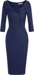 Women's Classic Vintage Sweetheart Neckline Cocktail Tea Dress - Form