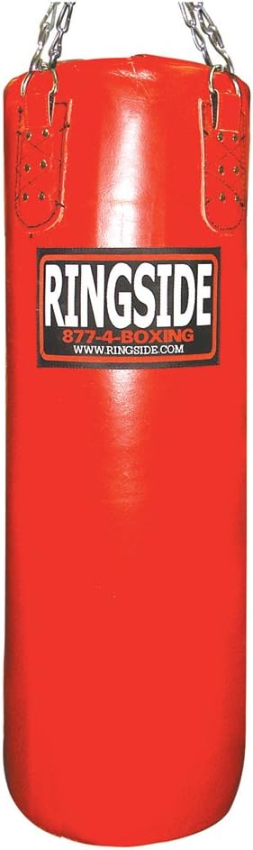 Ringside 65 lb Leather Heavy Bag for Boxing Training