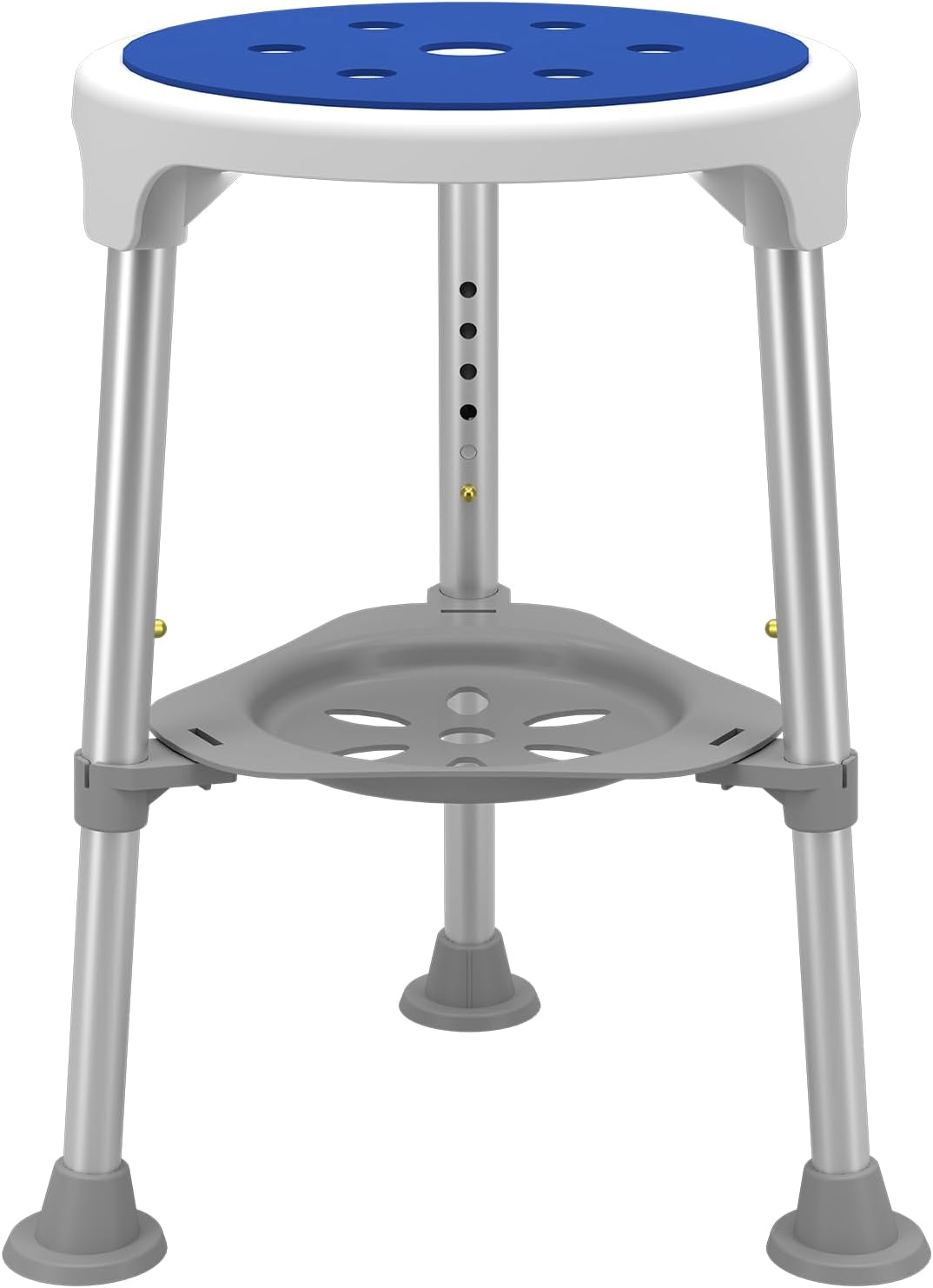Anti-Slip Shower Chair, Adjustable Height, 300lb Capacity - SeatYuPro