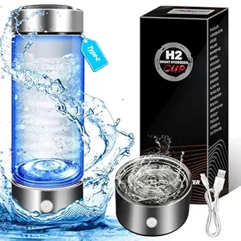 Hydropures Hydrogen Water Bottle Generator for Travel and Exercise