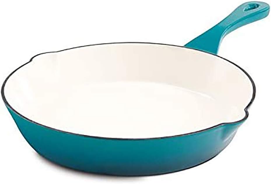 Crock Pot Artisan 10 Inch Enameled Cast Iron Round Skillet