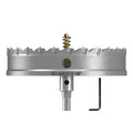 6-1/8 in TCT Hole Saws for Hard Metal - Heavy Duty 156mm Cutter