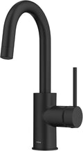 KRAUS Oletto Single Handle Bar Faucet Matte Black - Compact Durable