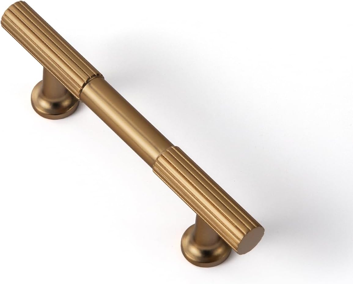 Goo-Ki Dark Gold Bronze Zinc Alloy Cabinet Handles for Luxury Style