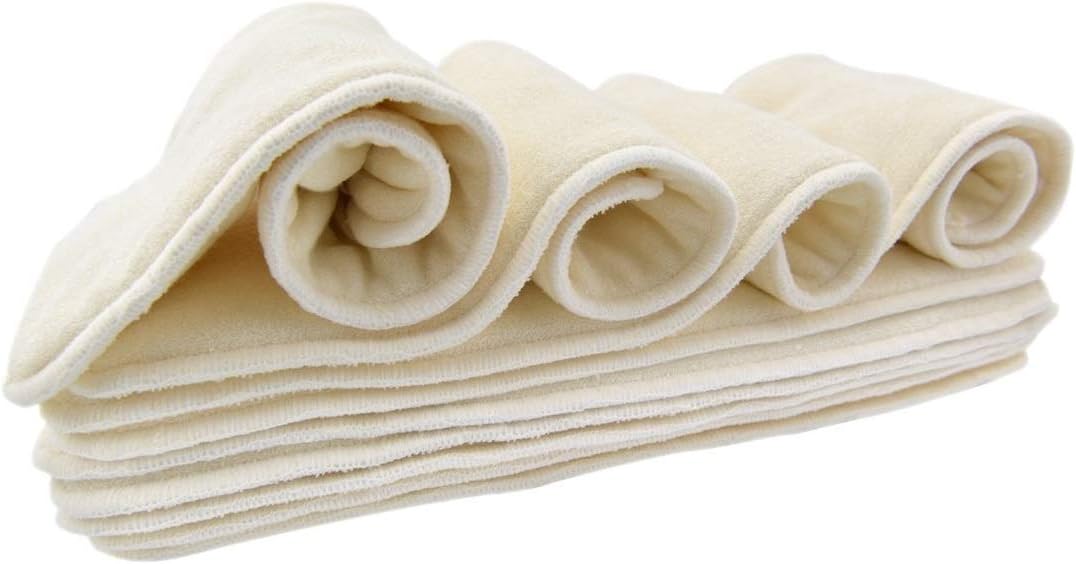 Nora's Nursery 10-Pack Cloth Diapers Inserts