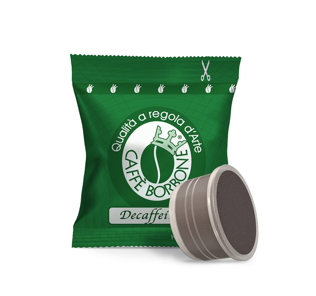 Caffe Borbone Decaf Espresso Pods for Lavazza Machines - 100 Count