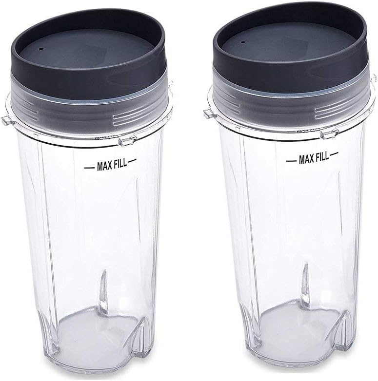 Nutri Ninja Blender: 16oz Single Serve Cups - 2 Pack