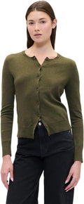 GAP Women's Crewneck Cardigan - Chic, Lightweight Layering