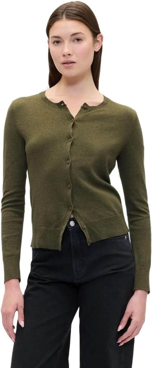 GAP Women's Crewneck Cardigan: Chic, Comfortable, and Stylish
