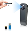 Mini Body Camera 64GB True 1080P HD - Portable Clip Bodycam