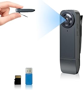 Mini Body Camera with 1080P HD Video and Night Vision Features