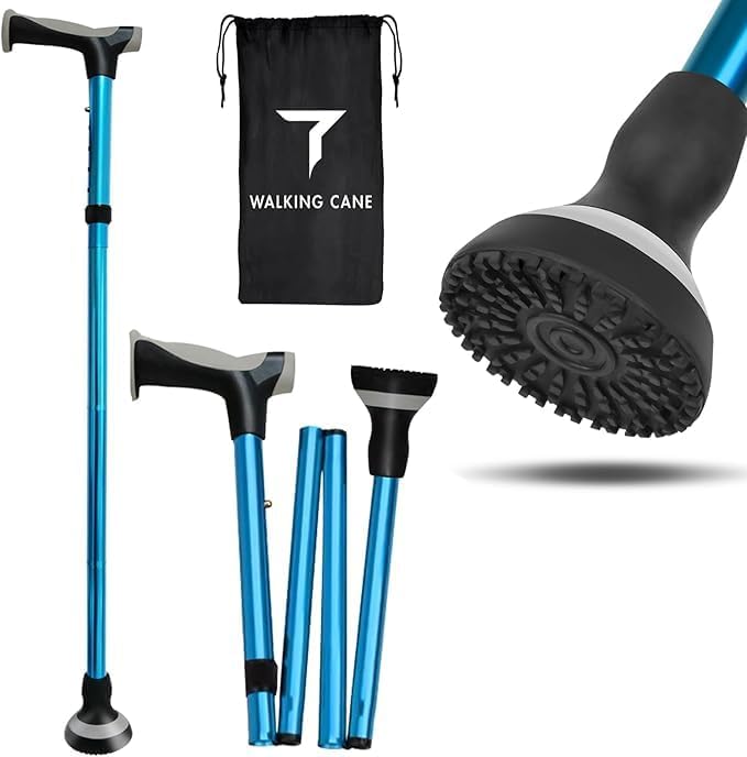 Foldable All-Terrain Cane - Lightweight Support