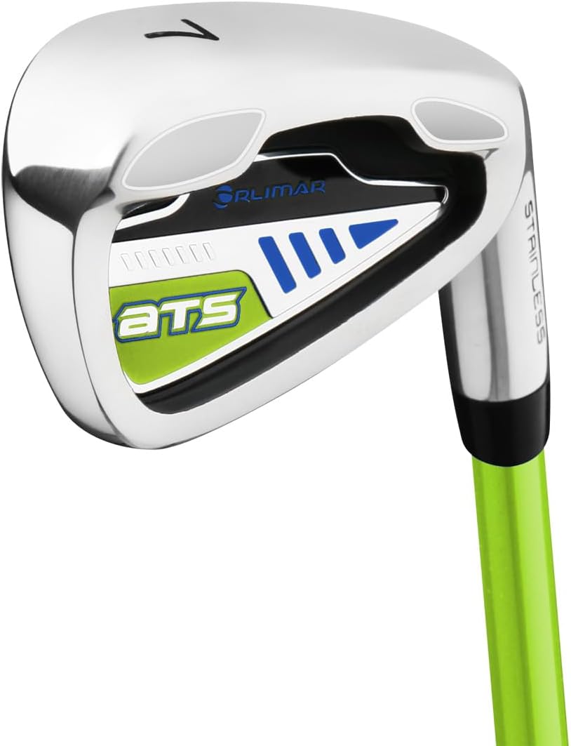 Orlimar ATS Junior Boys' Lime/Blue Golf Clubs for Ages 3-5