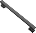 Alzassbg 7 in Hole Centers Matt Black Cabinet Pulls - Sleek Solid