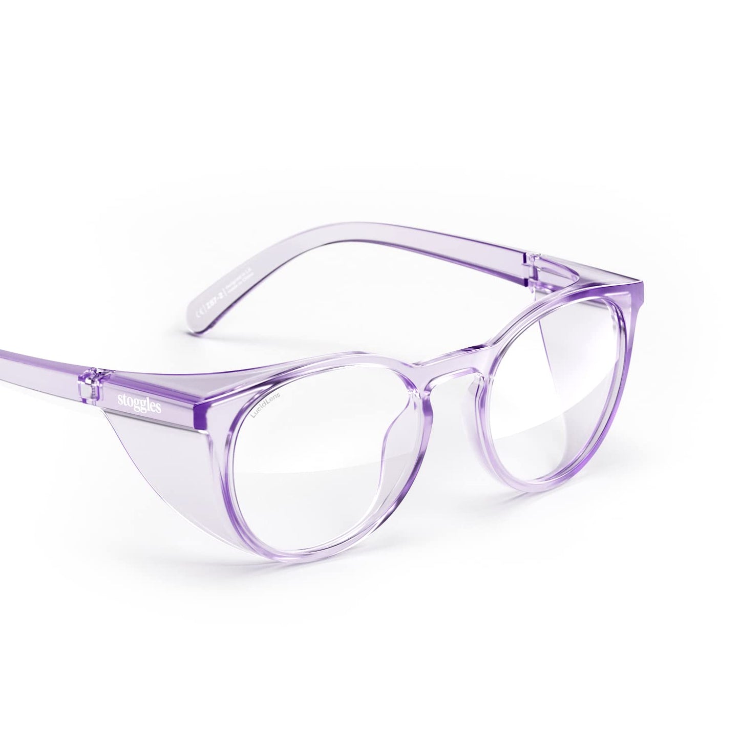 Stoggles Round Z87.1 Certified Safety Glasses for Eye Protection