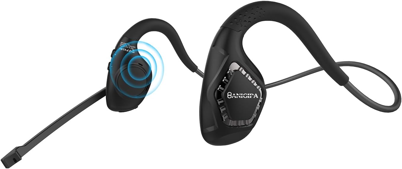 Wireless Boom Mic Headset | Noise-Canceling | 10 Hrs Playtime
