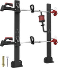 Weedeater Rack for Open Trailer with Lockable Hasp - Secure Tool