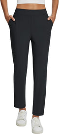 baleaf Womens Business Casual Stretch Travel Pants - Dressy Pull On is