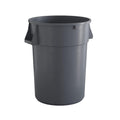 44 Gallon Gray Round Commercial Trash Can for Heavy-Duty Use