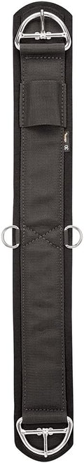 Leather Felt Lined Deluxe Super Cinch Black - Comfort Fit