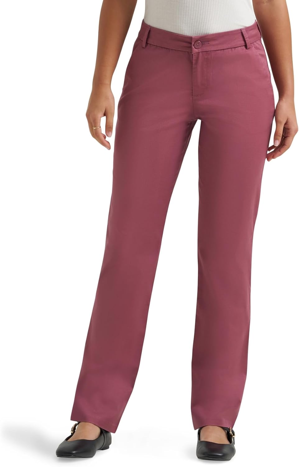 Lee Women's Wrinkle Free Relaxed Fit Straight Leg Pant Review