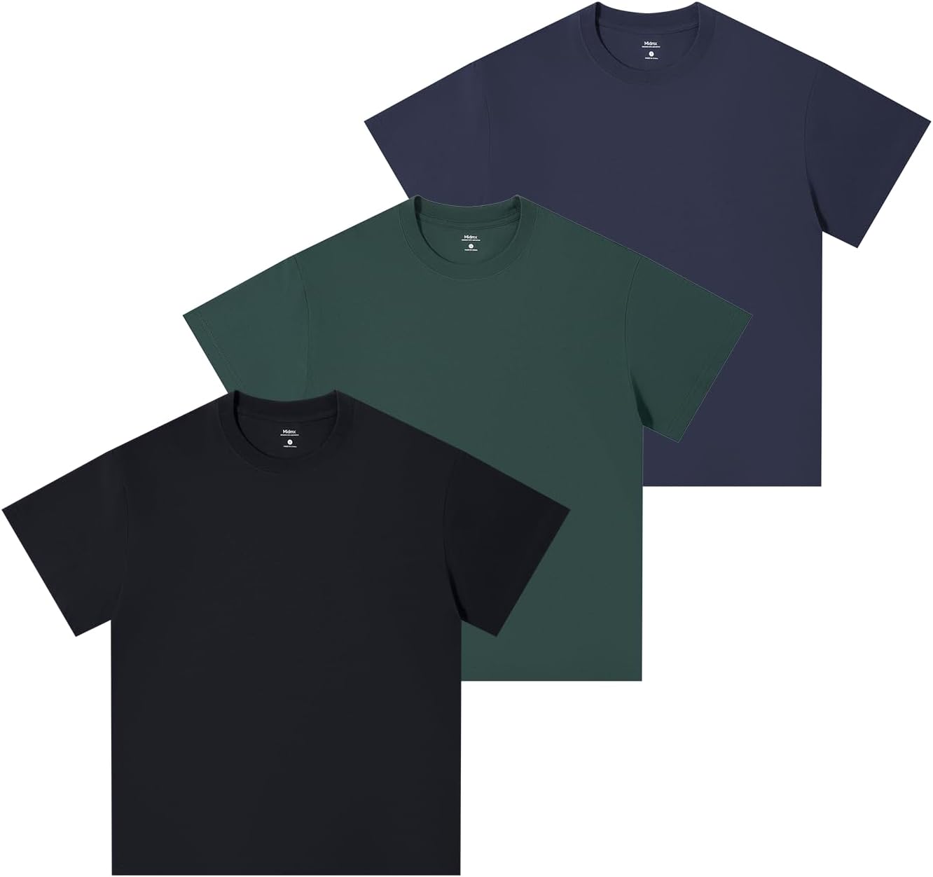 Heavyweight Cotton T-Shirts for Men Women Unisex Casual Wear