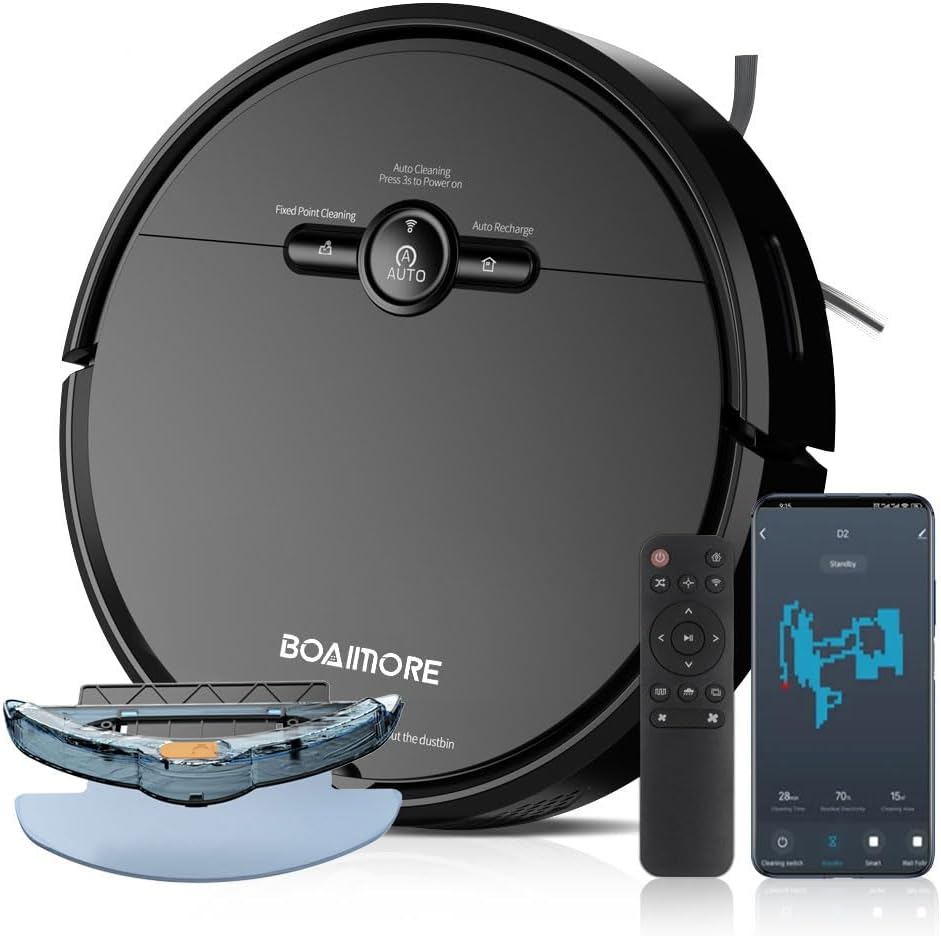 BOAIMORE D2 Robot Vacuum: Powerful, Long-lasting Clean!