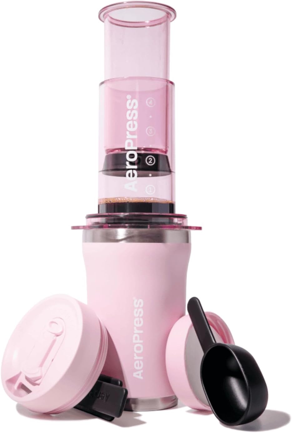 AeroPress Go Plus Portable Coffee Maker for Travel & Office