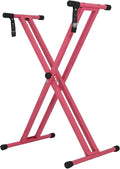 Piano Keyboard Stand Double X Adjustable Heavy Duty - Stable Height