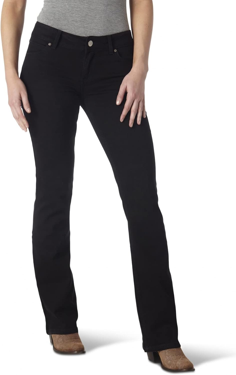 Wrangler Women's Premium Patch Mae Jean: Classic Boot-Cut Style