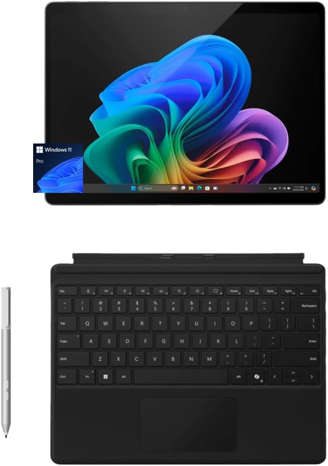 Microsoft Surface Pro 11 Bundle: 2-in-1 Tablet with Keyboard