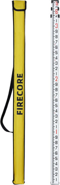 Firecore 9-Foot Aluminum Grade Rod - Dual-Sided Telescopic
