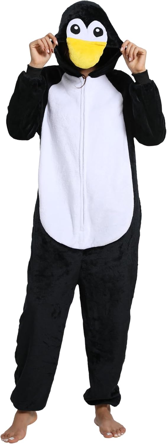 Unisex Adult Animal Onesie Pajamas for Cozy Fun and Warmth