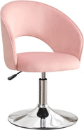 Vanity Chair Contemporary Height Adjustable Velvet Swivel - Cozy Seat
