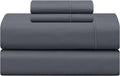 500 TC Twin Size 3pc Damask Cotton Sheet Set - Ash Grey