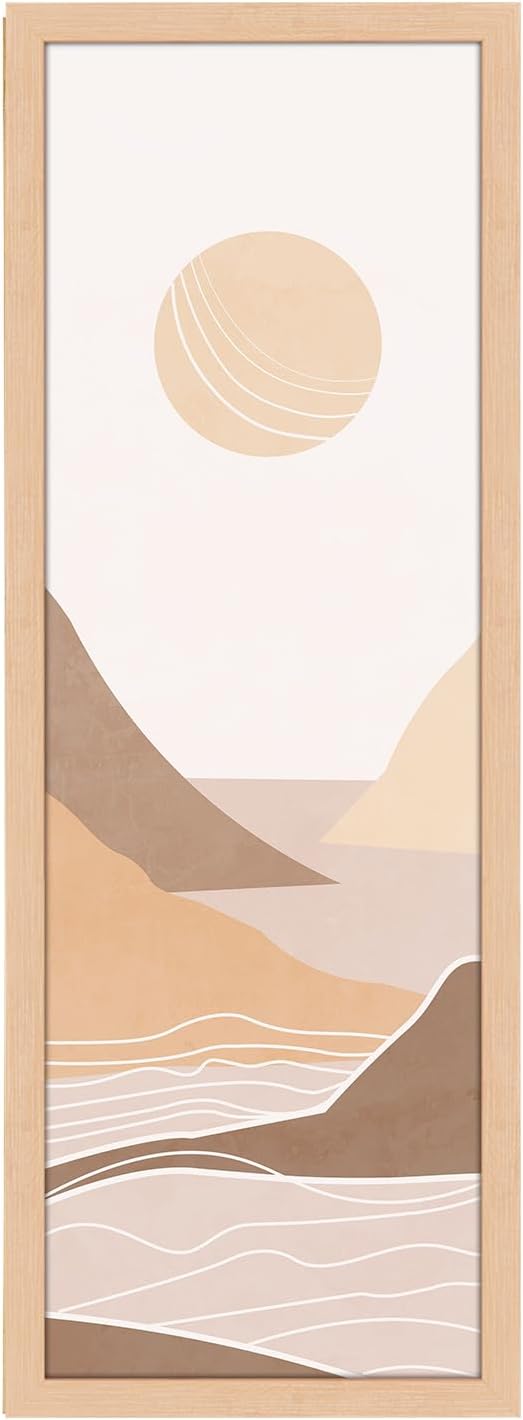 Natural Woodgrain 10x30 Picture Frame for Rustic Home Decor