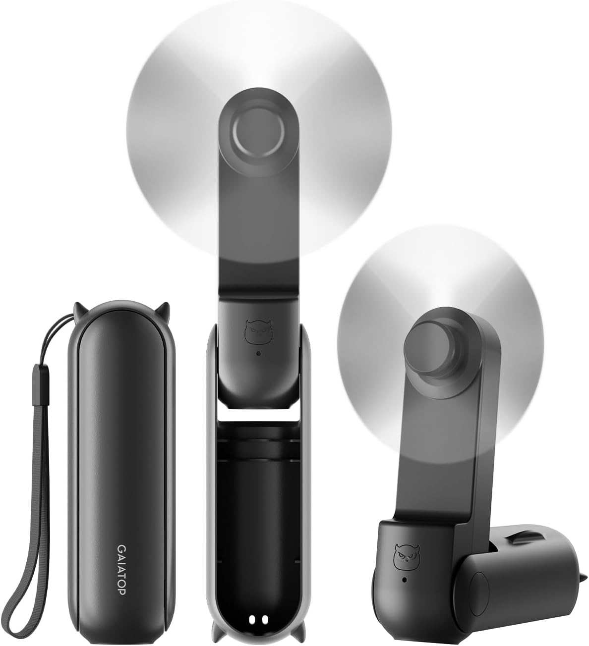 Pocket-Sized Power Bank Fan for On-the-Go Cooling!
