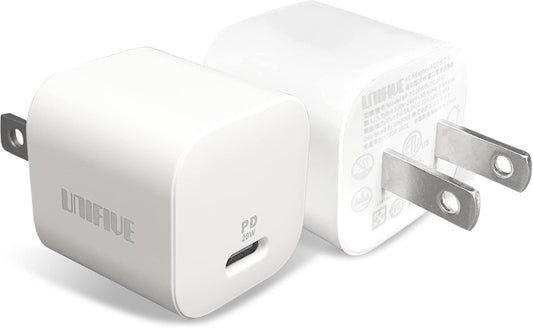 UNIFIVE 20W PD Fast Charger - Charge Any Device Quickly!