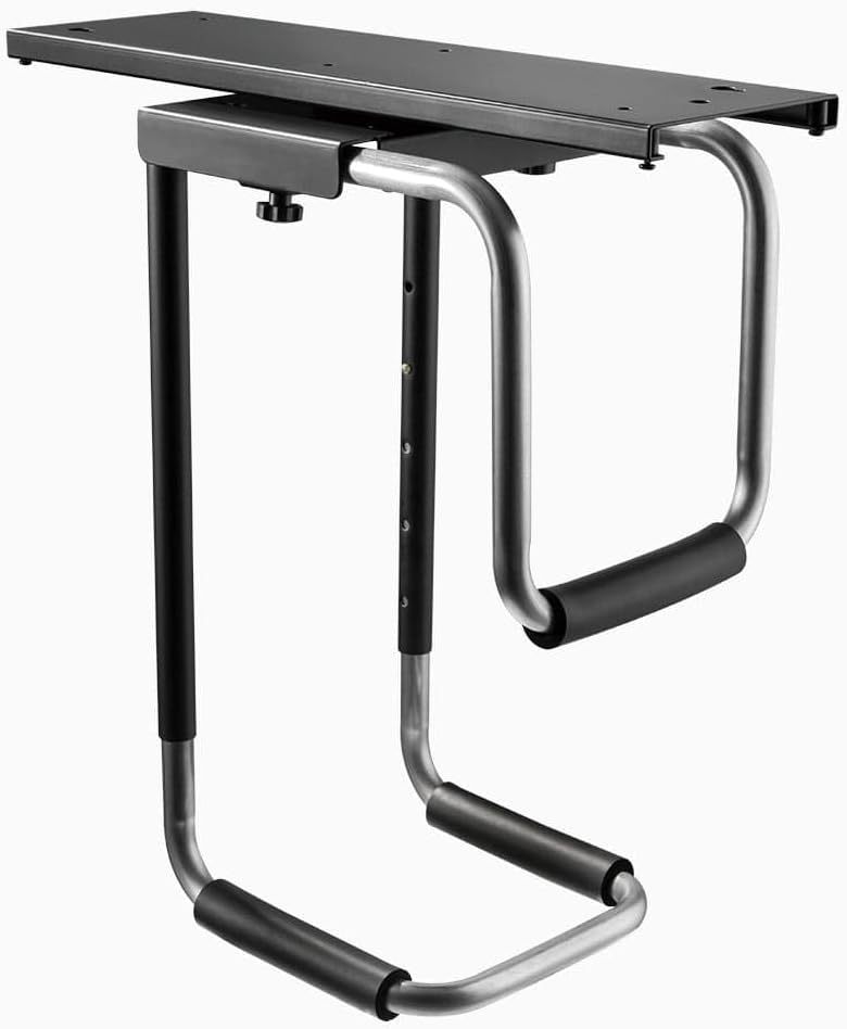 Desky Heavy Duty PC Mount: Adjustable CPU Holder for Towers