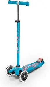 Micro Kickboard Maxi Deluxe LED Scooter for Kids Ages 5-12