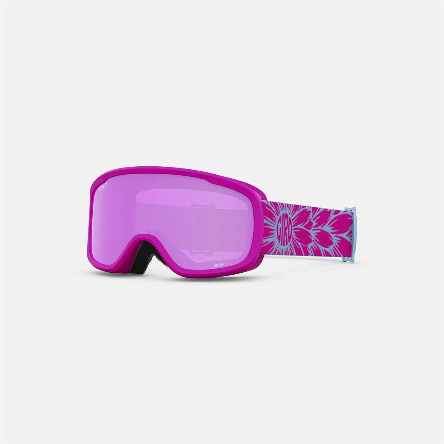 Giro Buster Kids Ski Goggles - Pink Bloom Strap, Enhanced Visibility