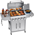 Bestfire 68,000 BTU 5 Burner Propane Gas Grill for Outdoor BBQ